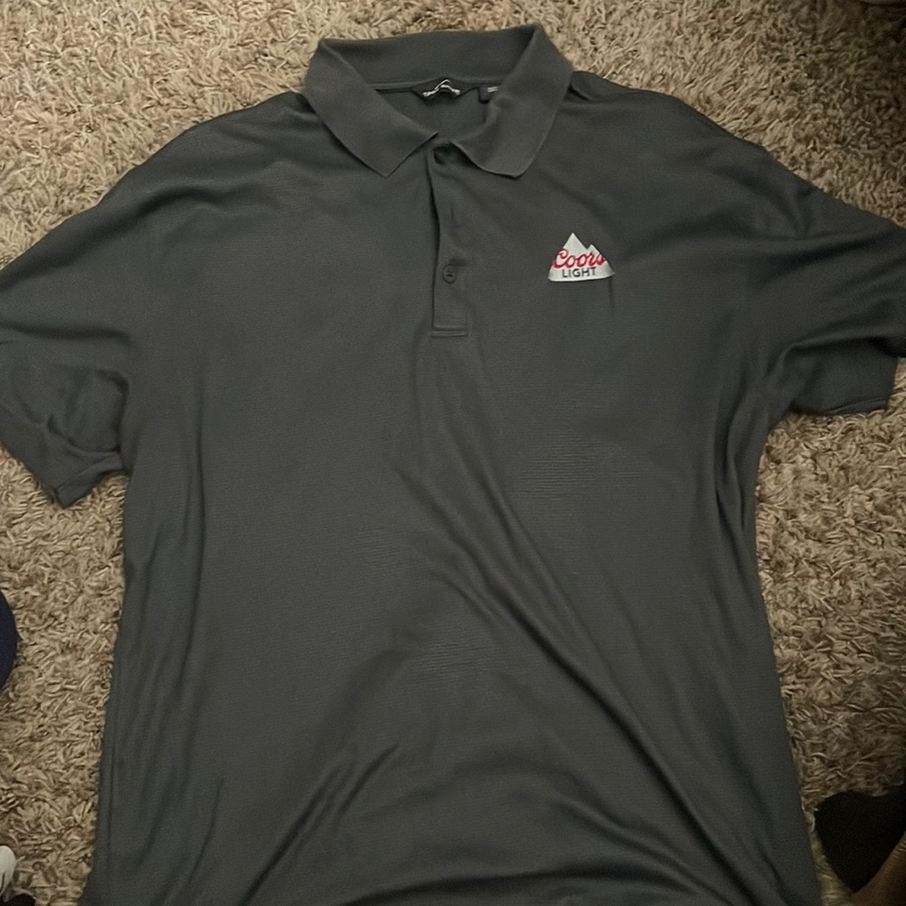 Coors Light golf shirt